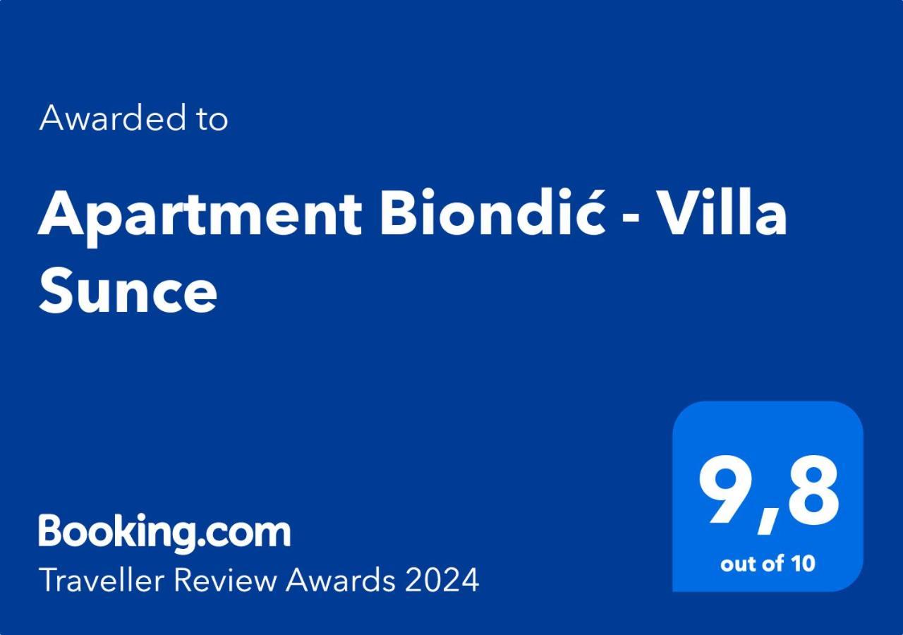 Apartment Biondic - Villa Sunce Сень Экстерьер фото